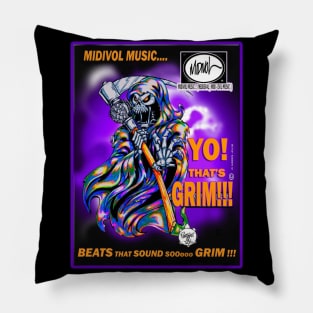 MIDIVOL MUSIC - YO! THAT'S GRIM!!!! Pillow