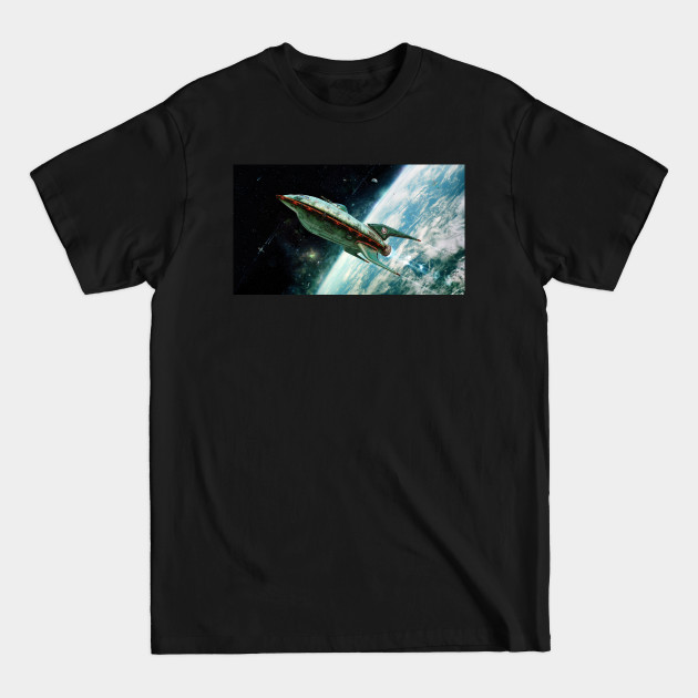 Discover Planet Express in Space v.4 - Futurama - T-Shirt