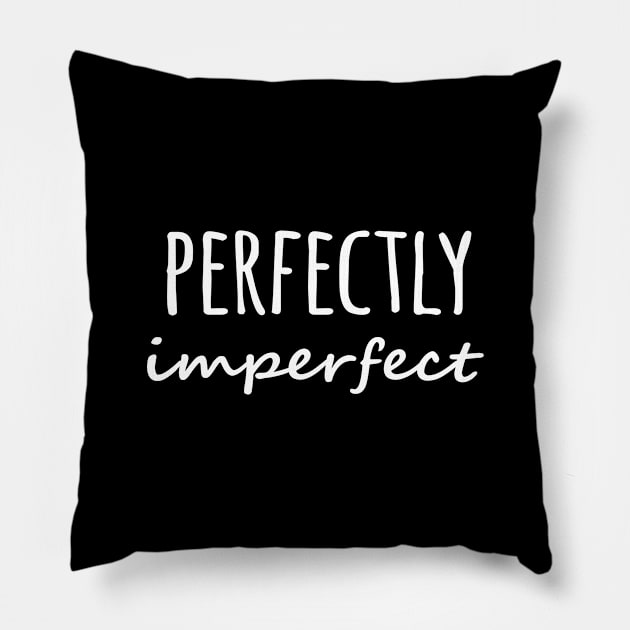 Perfectly Imperfect Pillow by martinroj