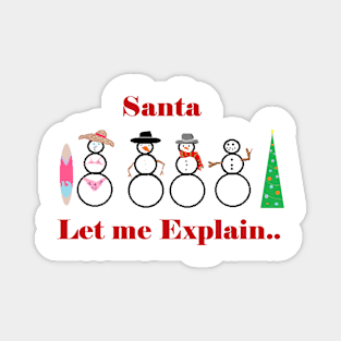 Santa, let me explain... Magnet