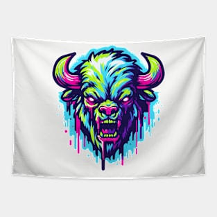 Zombie Bison Tapestry