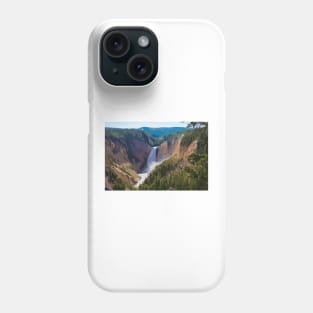 Yellowstone Waterfall Painting Phone Case