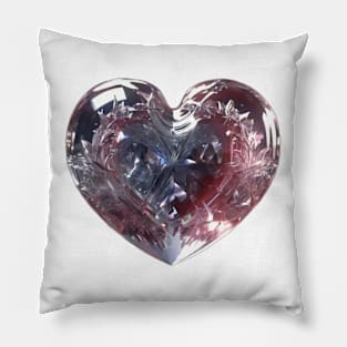 Crystal heart Pillow