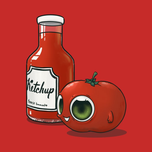 Tomato & Ketchup BFFs by huefinder