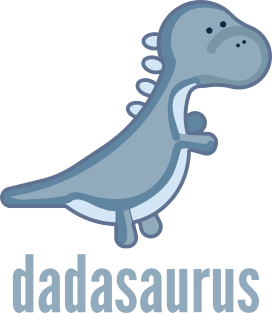 Dadasaurus Shirt Dinosaur Family Shirt Set Magnet