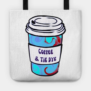 Tie Dye And Coffee Tote