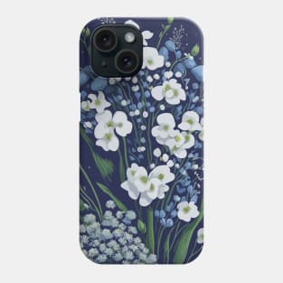 Bouquet of forget me not flowers Phone Case