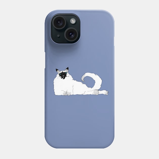 blue eyes Phone Case by vectormutt