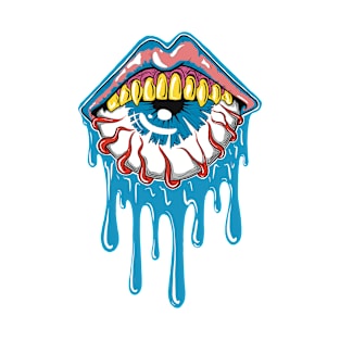 Blue Slobber Eye T-Shirt