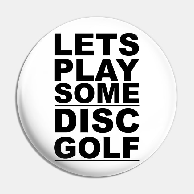 Play Disc Golf Pin by MEWETT