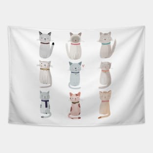 Cat Family Tapestry
