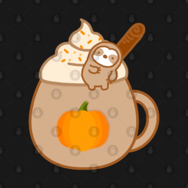 Cute Sloth Pumpkin Spice Latte by theslothinme