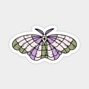 genderqueer moth Magnet