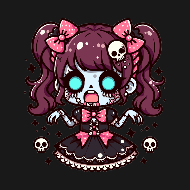 Zombie Girl Kawaii by DesignDinamique