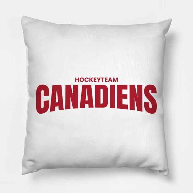 canadiens team Pillow by Alsprey31_designmarket