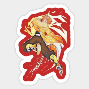 Stickers Zenitsu - Demon Slayer - Daëlys Art