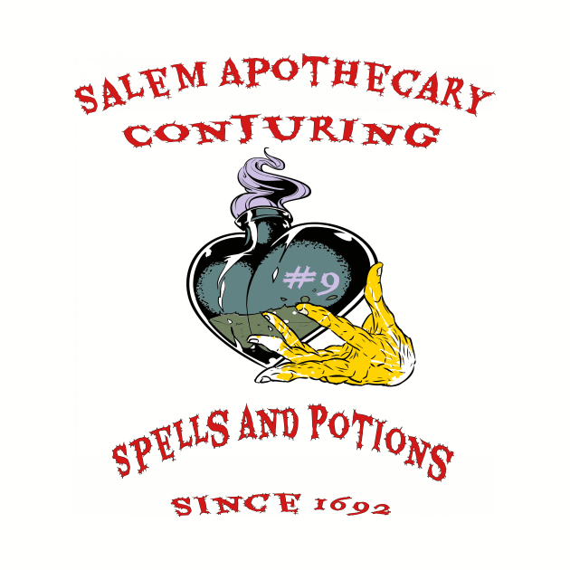 Salem Apothecary conjuring spells and potions since 1692 by Bunnuku