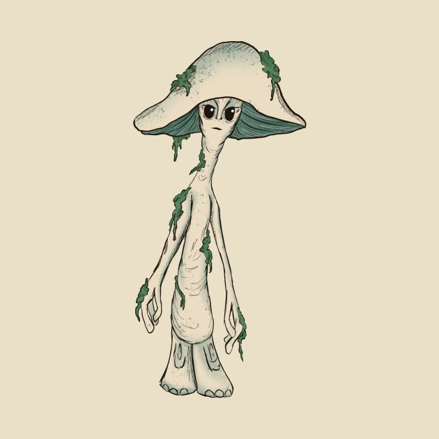 Mushroom friend by FaeRenders