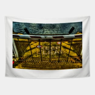 Keep Clear - Jetty Side Tapestry