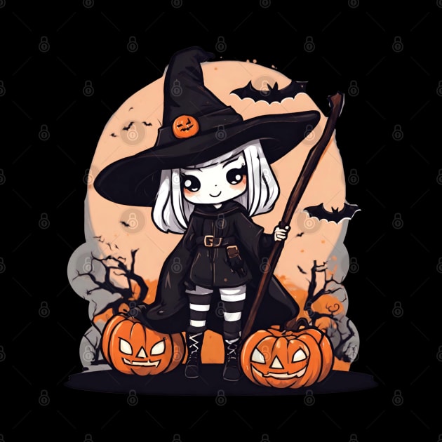 Cute witchcraft in happy Halloween days by Whisky1111