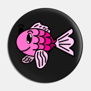 Pink Fish Pin