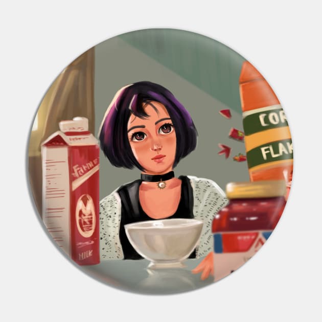 Leon the Professional Fanart Pin by Puja's Art Store