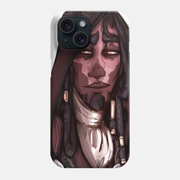 the Beautiful Kravitz Phone Case by CrossRoadArt