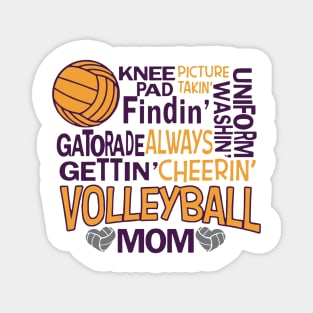 Knee Picture Pad Takin Findin Gatorade Always Getting Cheering Uniform Washn Mom Volleyball Magnet