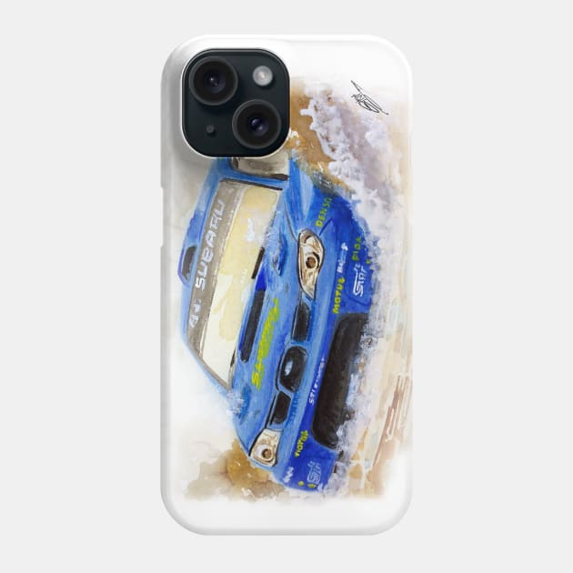 Blue mud Phone Case by Vanillah