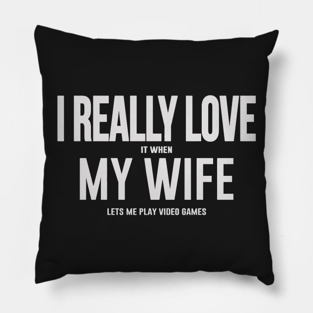 I Love It When My Girlfriend Lets Me Pillow by kathynho