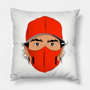 Carlos in Red Pillow