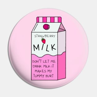 Cute Strawberry Milk Pin