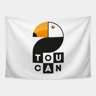 Toucan Logo Design for Boys Men Girls Women Kids Tapestry