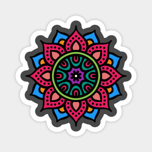 Mandala flower Magnet