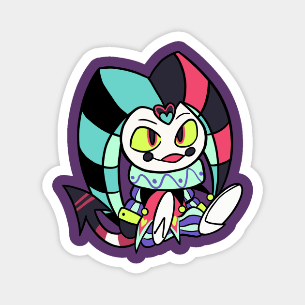 Helluva boss - cute Fizzarolli Magnet by Pastelpandabum