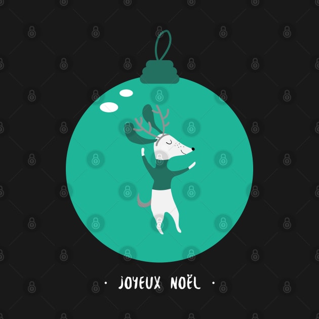 Joyeux Noel Merry Christmas by Space Cadet Tees