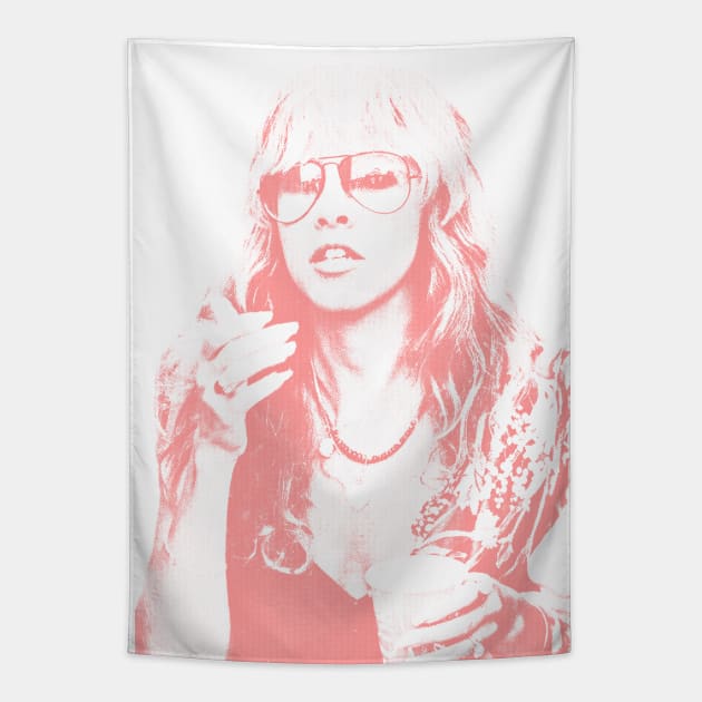 Stevie Nicks - Retro Vintage Styled Design Tapestry by CultOfRomance