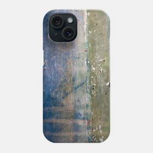 Painted on a rough wooden surface Phone Case