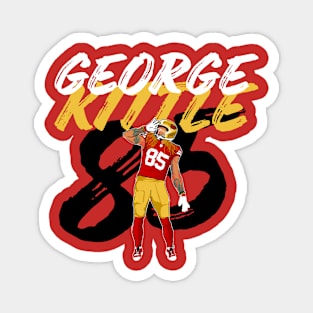George Kittle 85 celebration Magnet