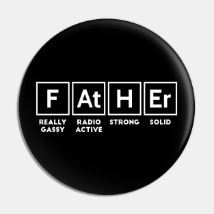 F AT H ER Really gassy radio active strong solid new dad Pin