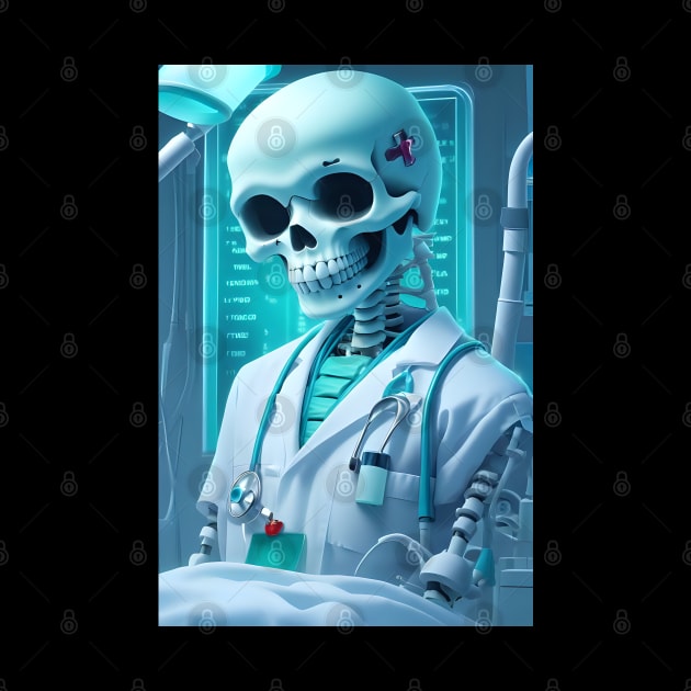 Cute skeleton doctor by Spaceboyishere