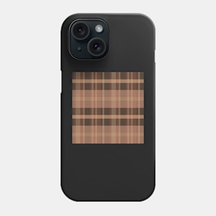 Light Academia Aesthetic Iagan 1 Hand Drawn Textured Plaid Pattern Phone Case