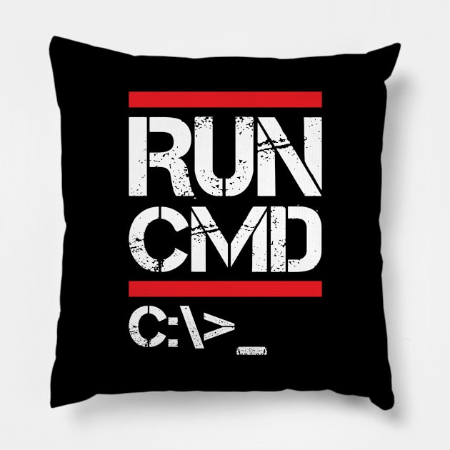 Run CMD C:\> Pillow by TeeTeeUp