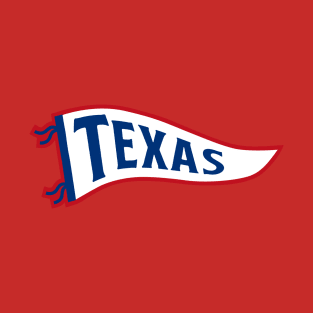 Texas Pennant - Red T-Shirt