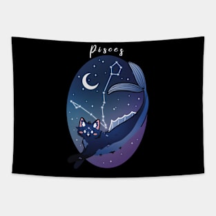 Cat Zodiac Signs - Pisces Tapestry