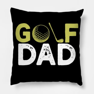 Golf Dad Gift Fathers Day Golf Dad Golf Lovers Gift Pillow