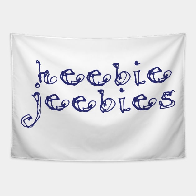 heebie jeebies Tapestry by bug bones