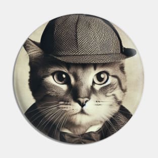 Detective Cat Pin