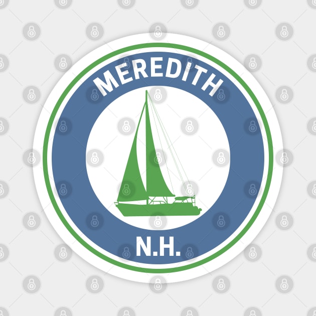 Vintage Meredith New Hampshire Magnet by fearcity