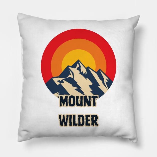 Mount Wilder Pillow by Canada Cities